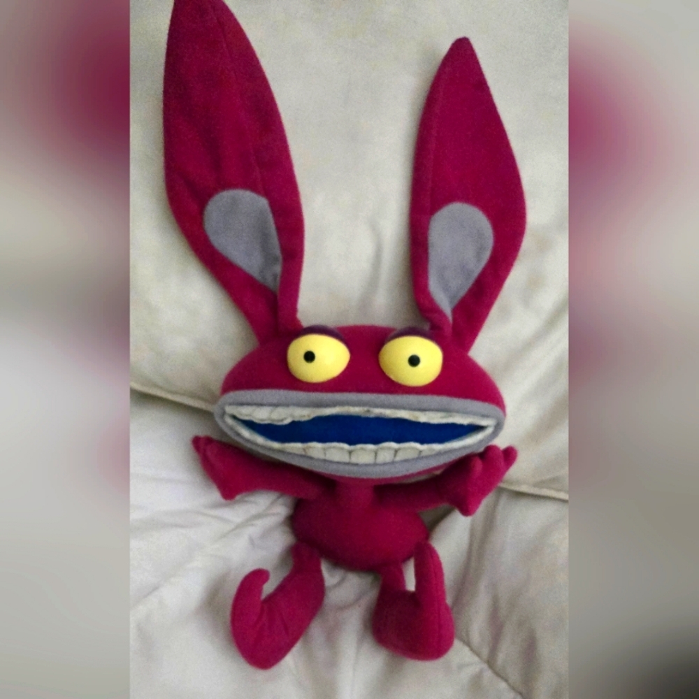 AAAHH!!! Real Monsters Ickis 17" Plush 1995 Nickelodeon Viacom International